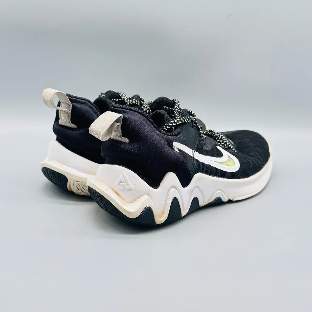 Nike Shoes Kids Boys 4 Black White Giannis Immortality Basketball Sneakers